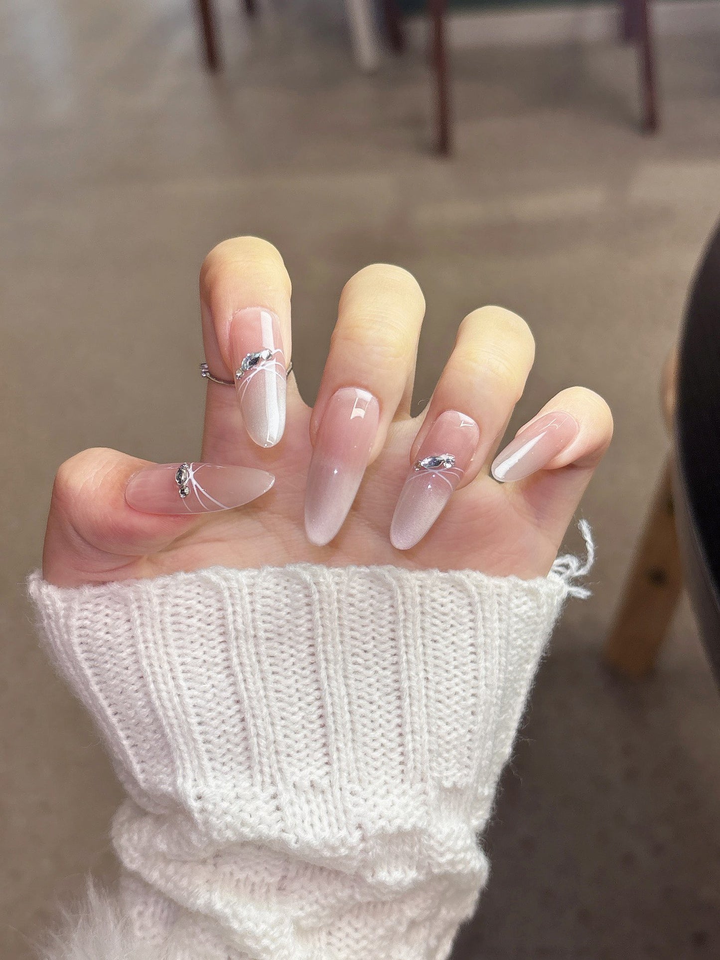 [Pre Order] 柔光蜜桃穿戴甲 Soft Peach Glow Press-On Nails