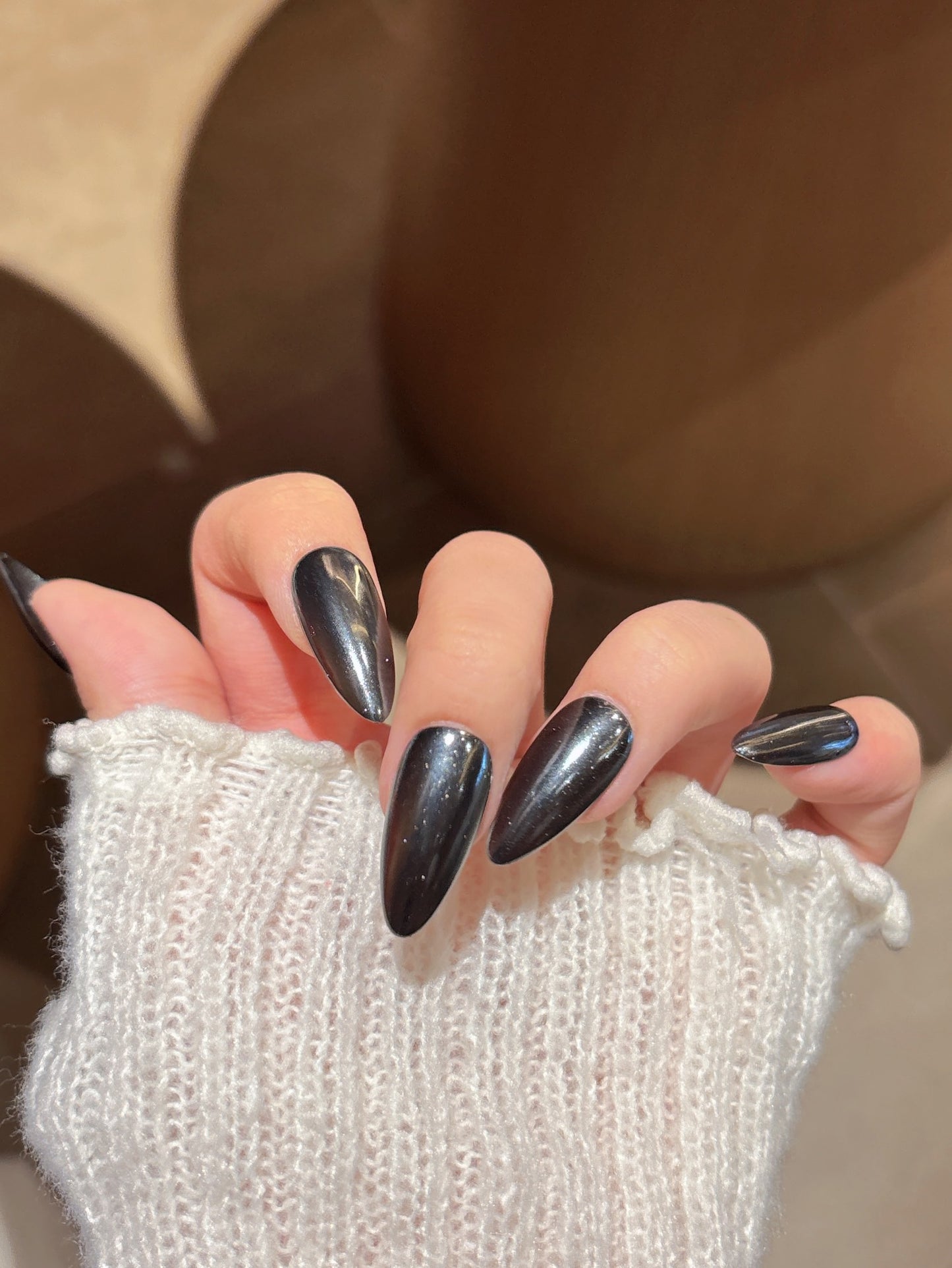 [Pre Order] 魅惑黑曜石穿戴甲 Obsidian Charm Press On Nail