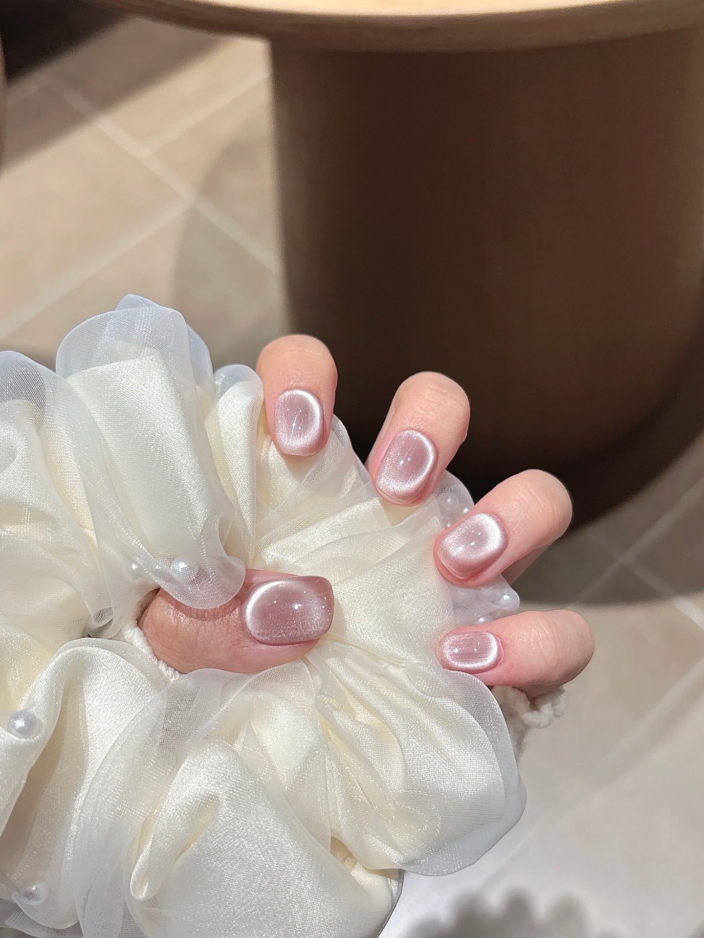 [Pre Order] 短版柔光貓眼穿戴甲 Short Soft Cat Eye Press-On Nails