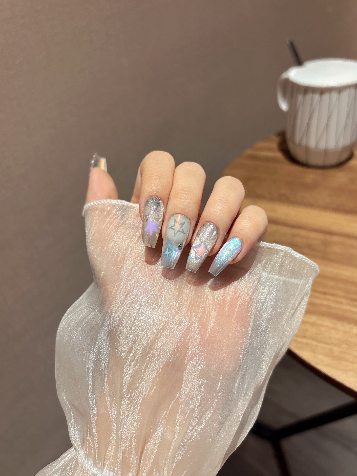 [Pre Order] 極光星辰穿戴甲 Aurora Star Press-On Nails
