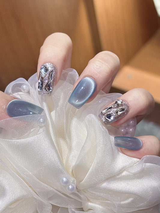 [Pre Order] 極地閃耀穿戴甲 Polar Sparkle Press On Nails
