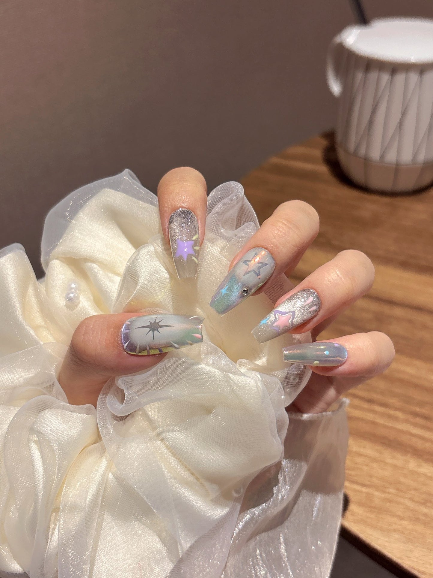 [Pre Order] 極光星辰穿戴甲 Aurora Star Press-On Nails