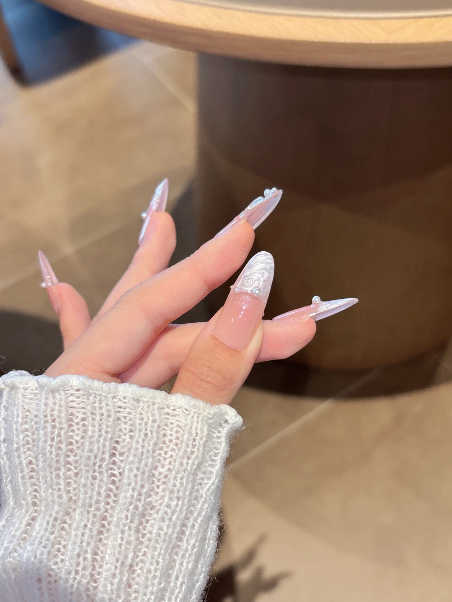 [Pre Order] 冰雪夢幻穿戴甲 Frosted Dream Press On Nail
