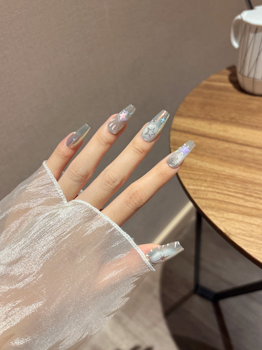 [Pre Order] 極光星辰穿戴甲 Aurora Star Press-On Nails