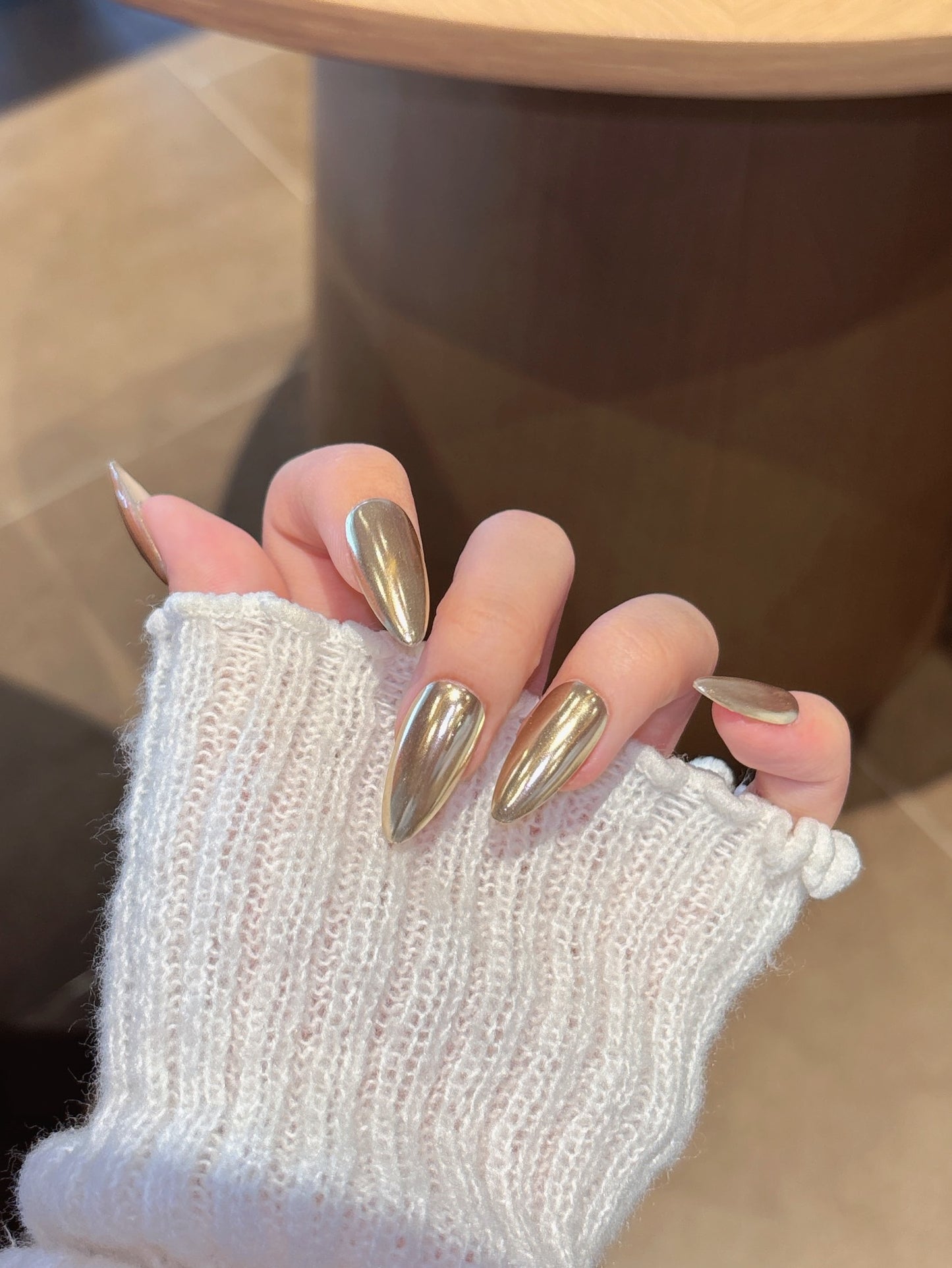[Pre Order] 金屬光澤穿戴甲 Metallic Shine Press On Nail