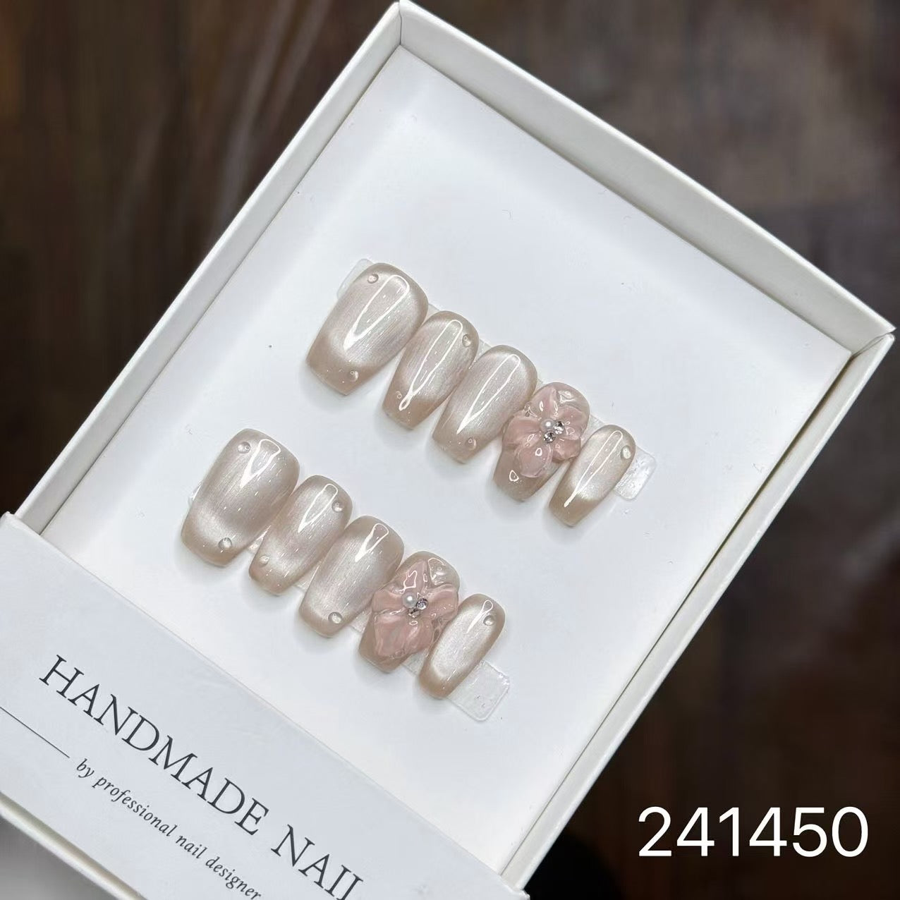 [Pre Order] 露珠花語穿戴甲 Dewdrop Floral Press-On Nails