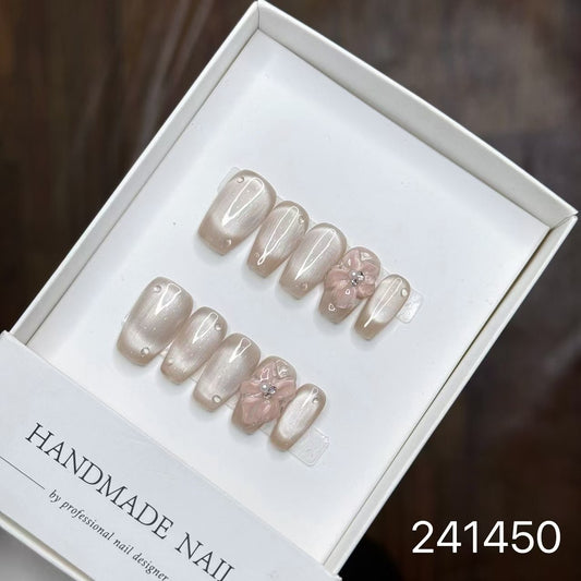[Pre Order] 露珠花語穿戴甲 Dewdrop Floral Press-On Nails