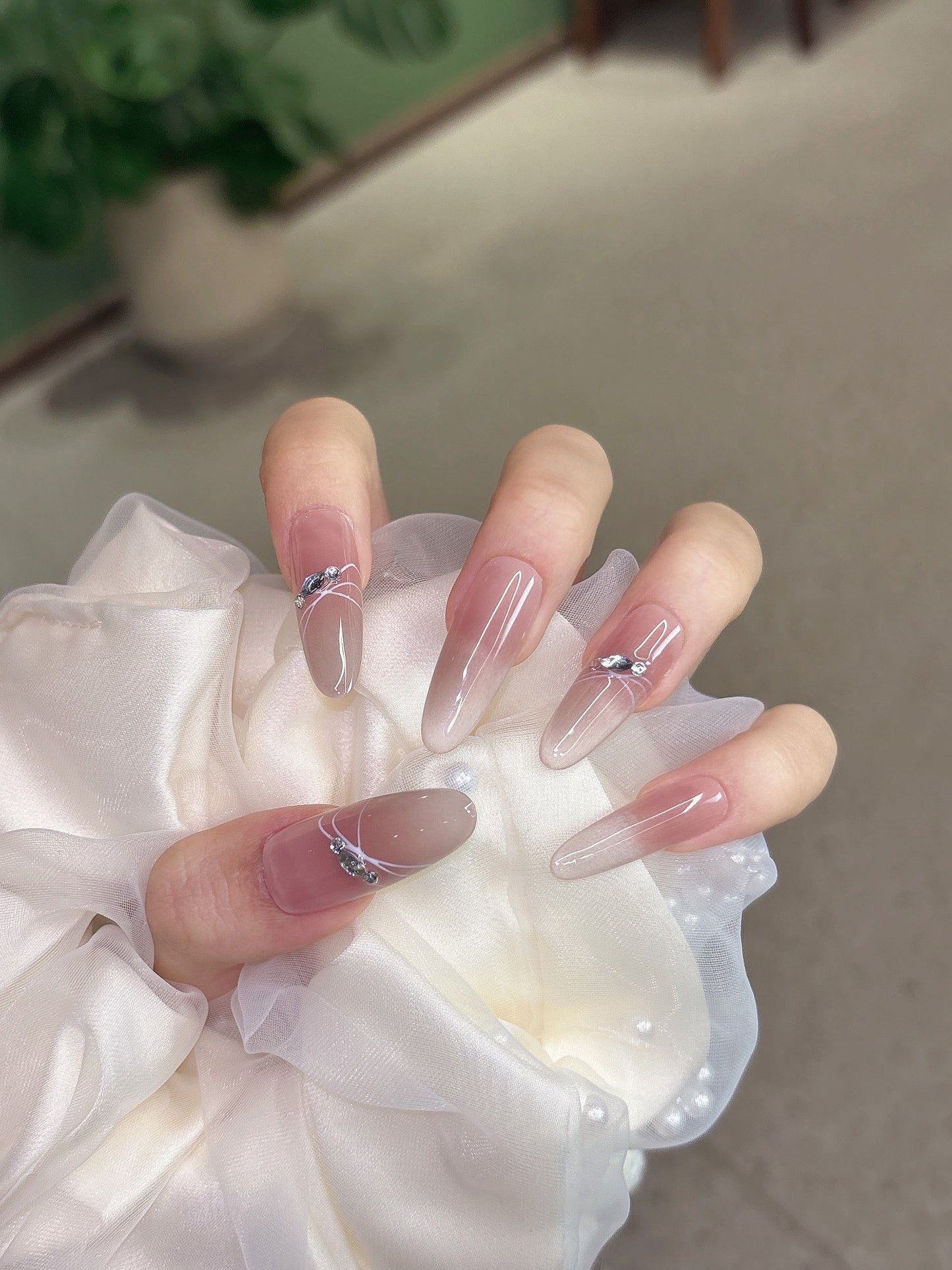 [Pre Order] 柔光蜜桃穿戴甲 Soft Peach Glow Press-On Nails
