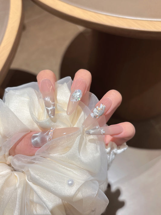 [Pre Order] 水晶光芒穿戴甲Crystal Radiance Press On Nail