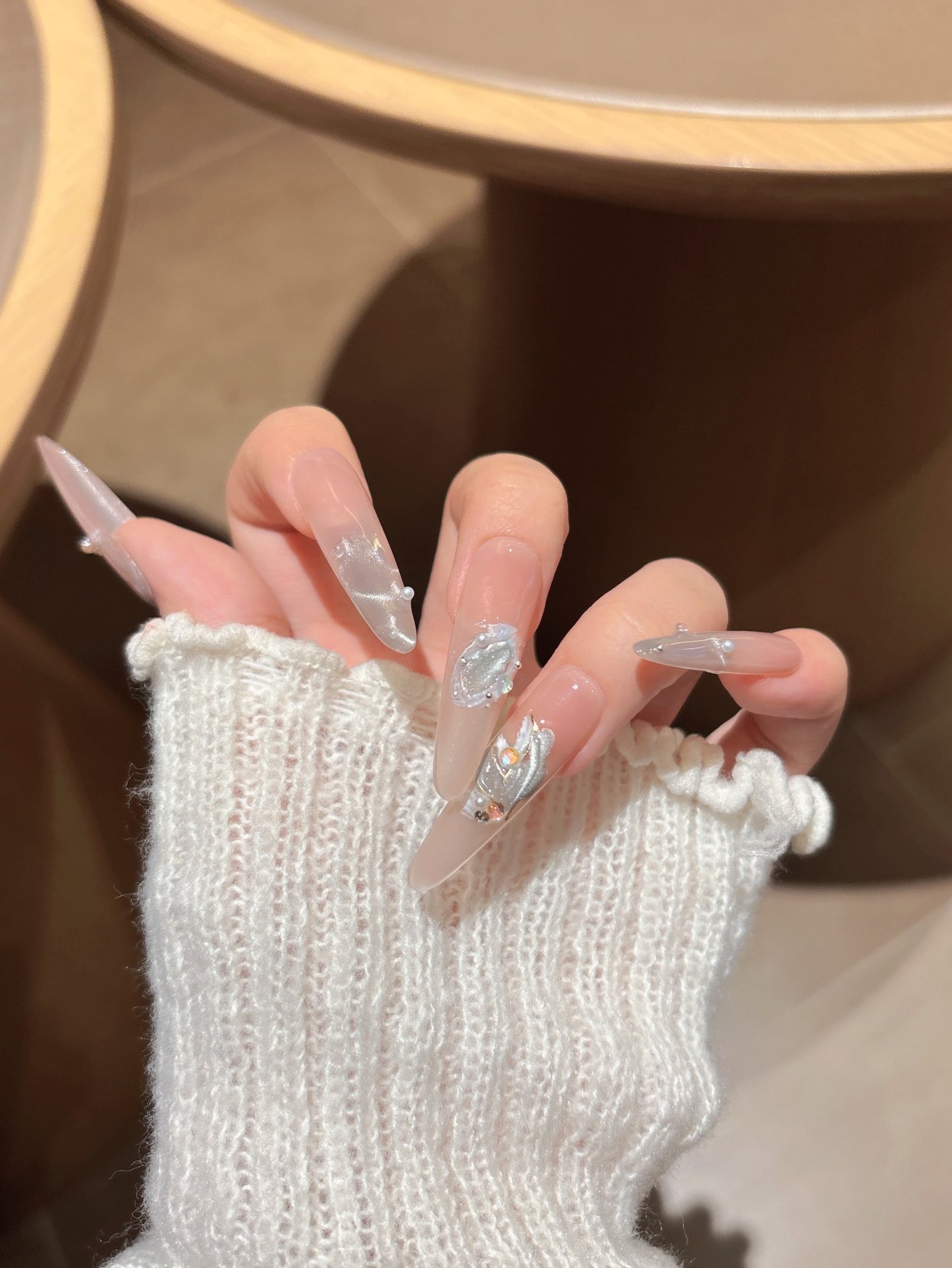 [Pre Order] 水晶光芒穿戴甲Crystal Radiance Press On Nail