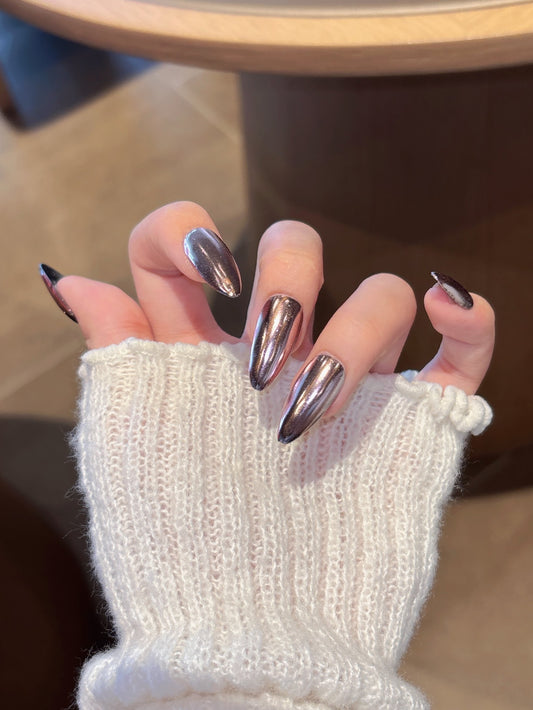 [Pre Order] 粉晶魅影穿戴甲 Pink Crystal Charm Press On Nail