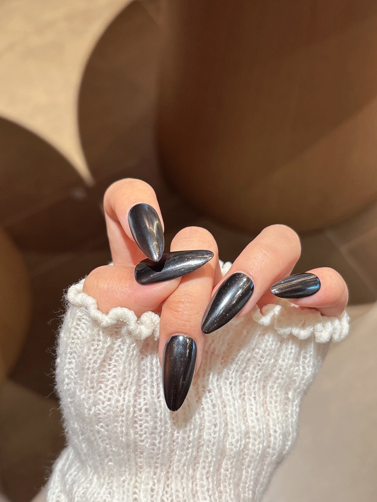 [Pre Order] 魅惑黑曜石穿戴甲 Obsidian Charm Press On Nail