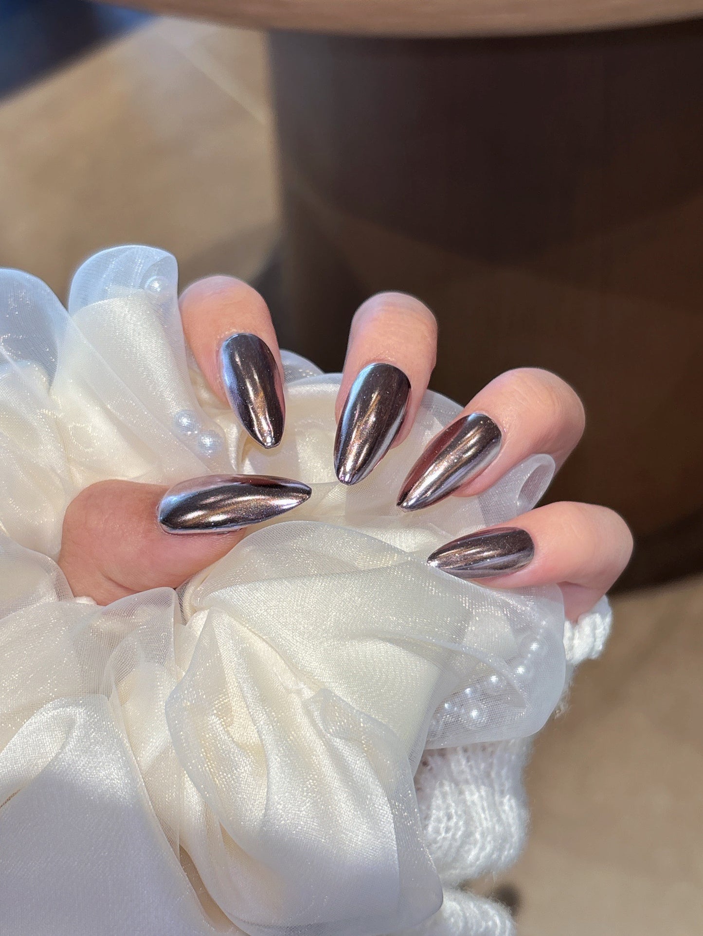 [Pre Order] 粉晶魅影穿戴甲 Pink Crystal Charm Press On Nail