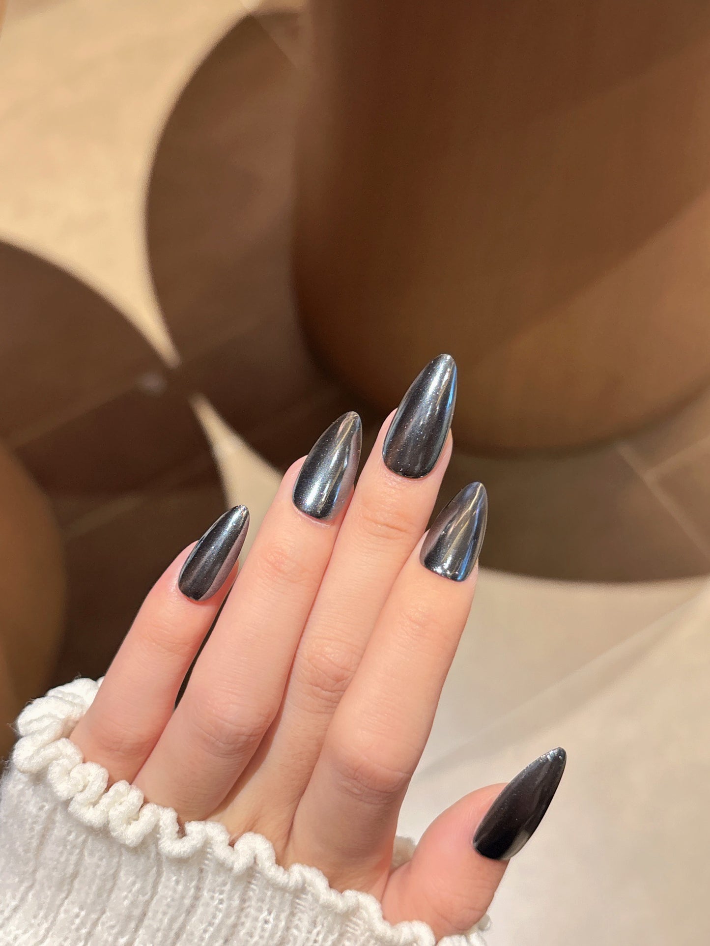 [Pre Order] 魅惑黑曜石穿戴甲 Obsidian Charm Press On Nail