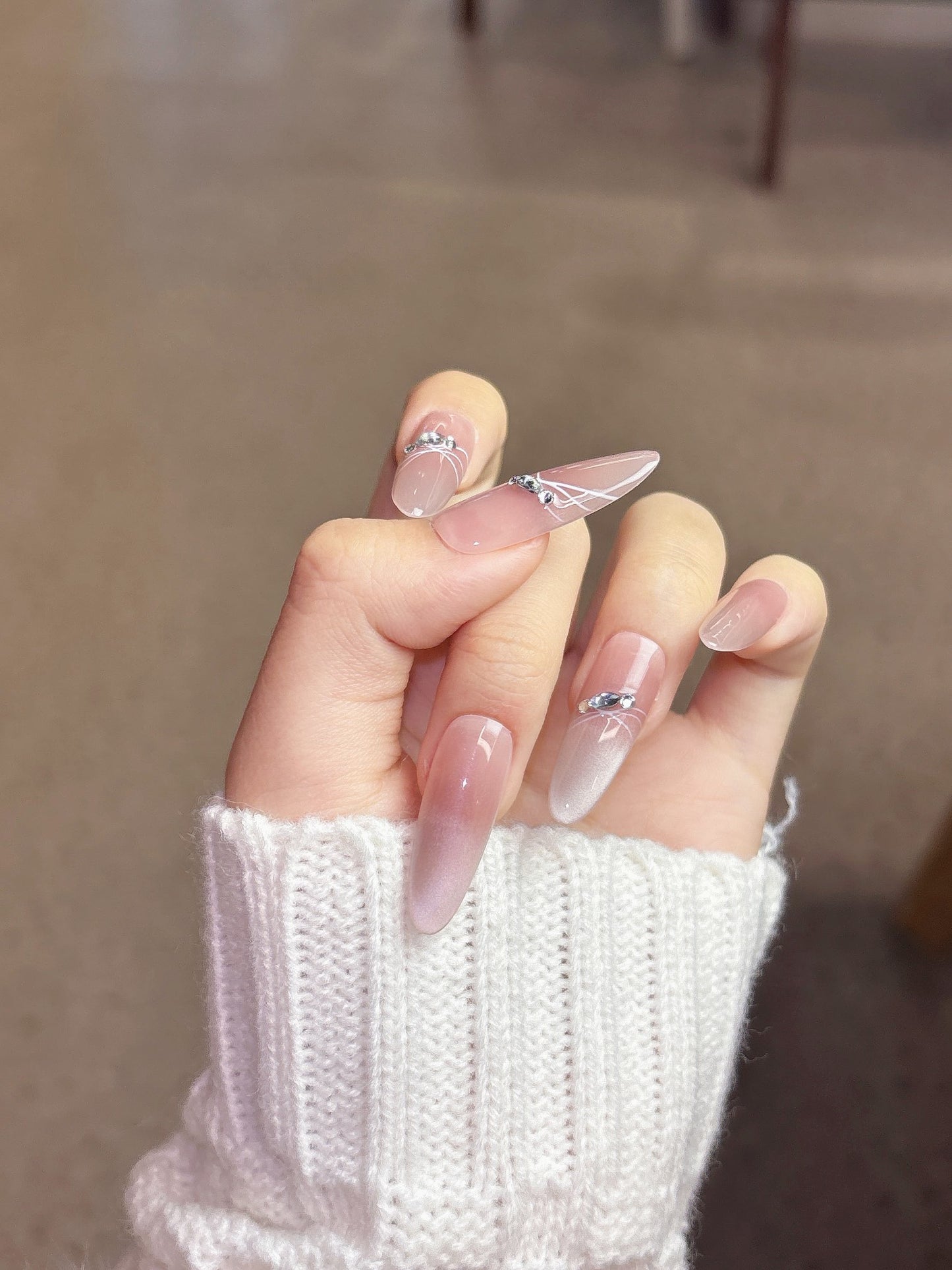 [Pre Order] 柔光蜜桃穿戴甲 Soft Peach Glow Press-On Nails