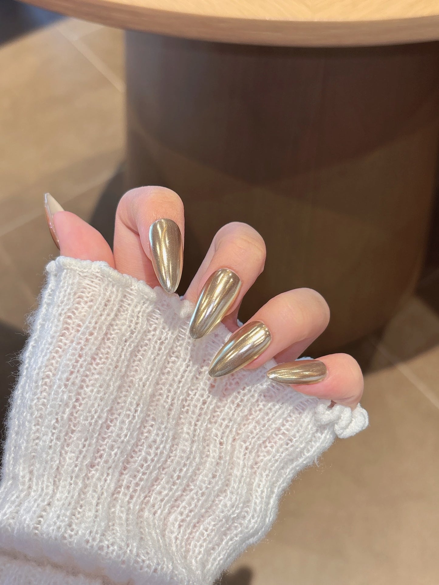[Pre Order] 金屬光澤穿戴甲 Metallic Shine Press On Nail