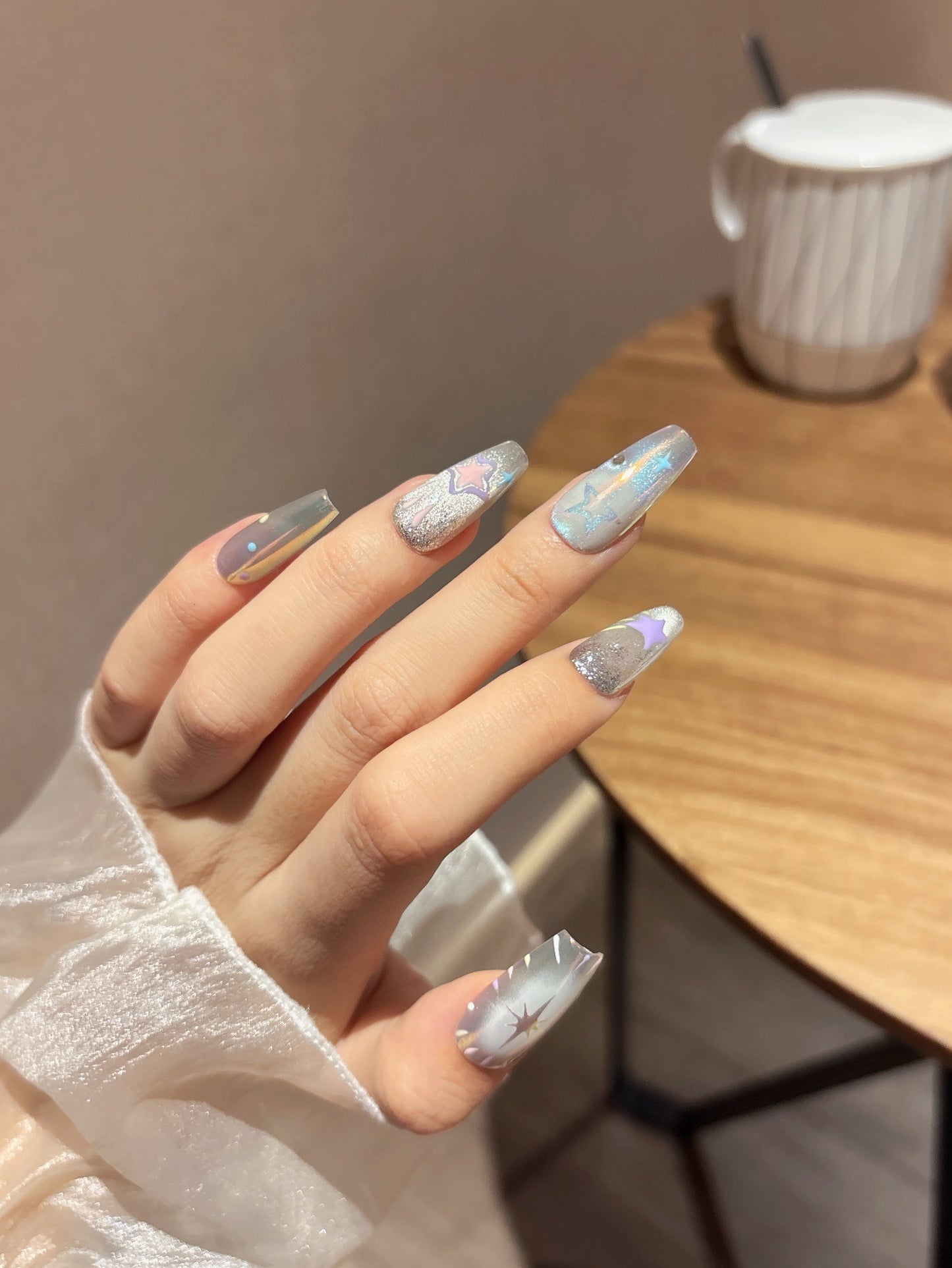 [Pre Order] 極光星辰穿戴甲 Aurora Star Press-On Nails