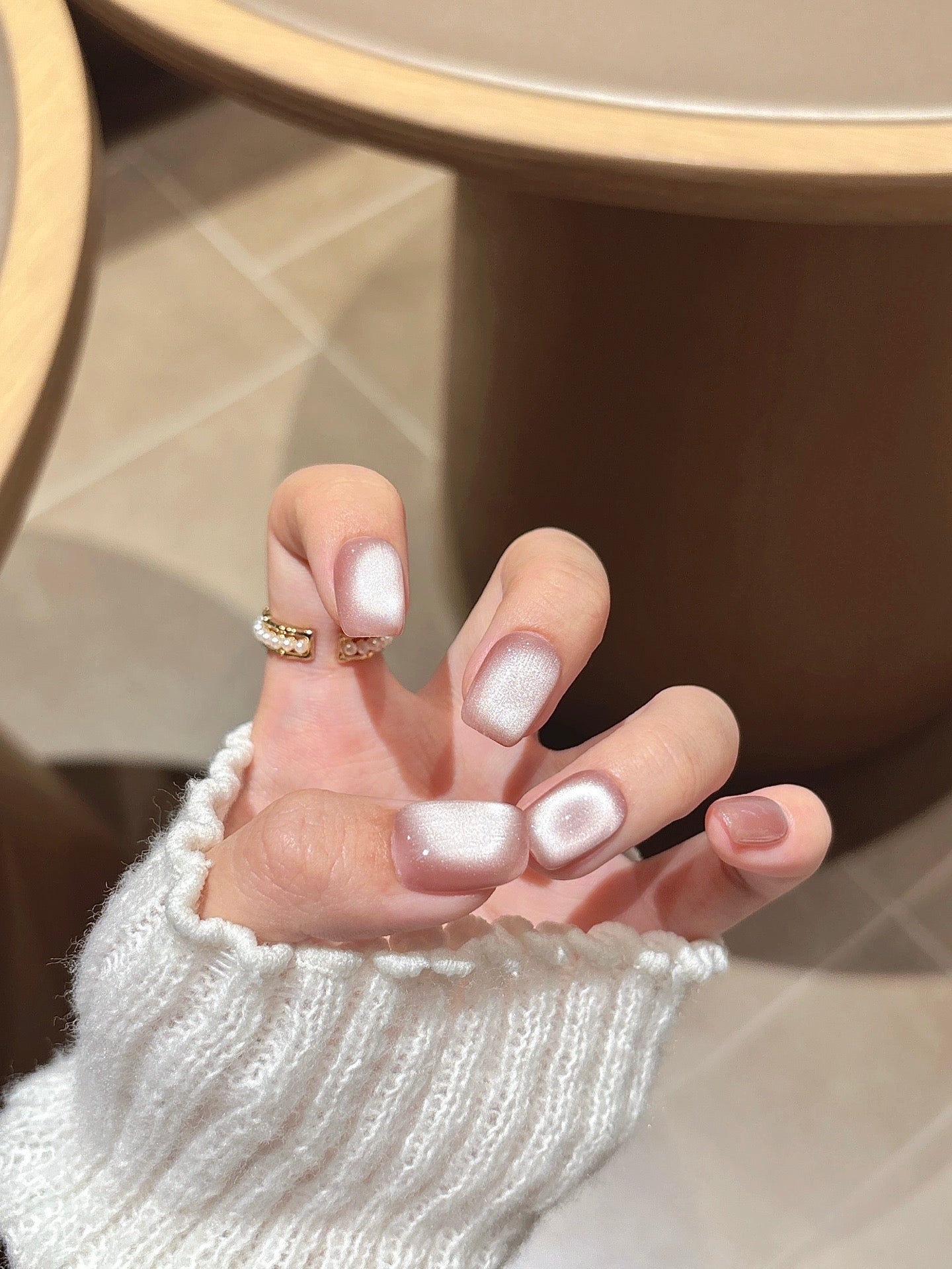 [Pre Order] 柔光貓眼穿戴甲 Sheen Cat Eye Press-On Nails