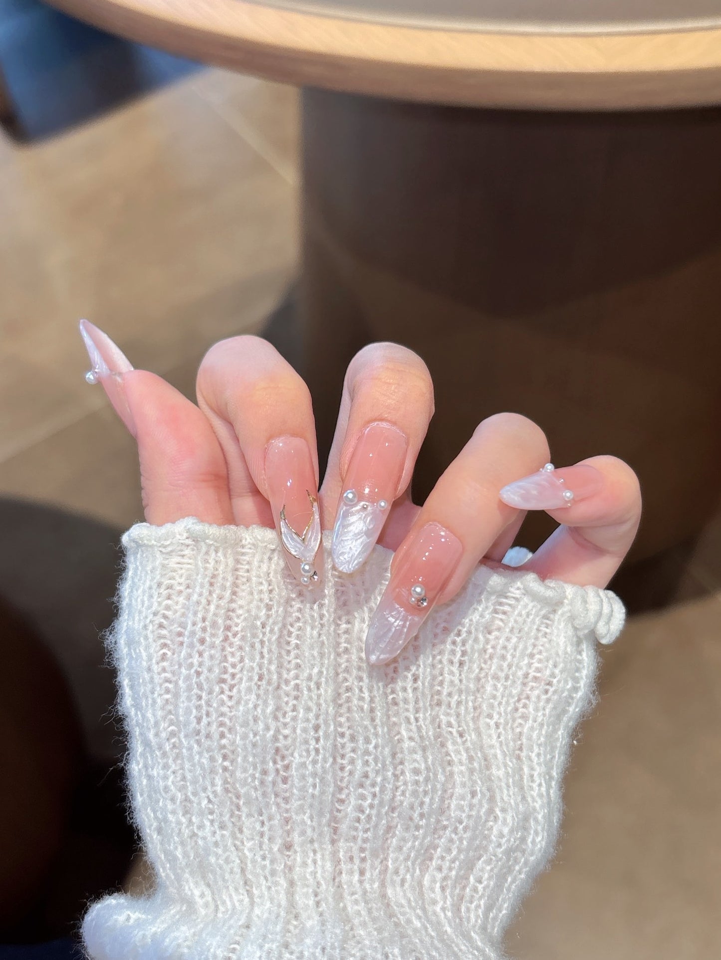 [Pre Order] 冰雪夢幻穿戴甲 Frosted Dream Press On Nail