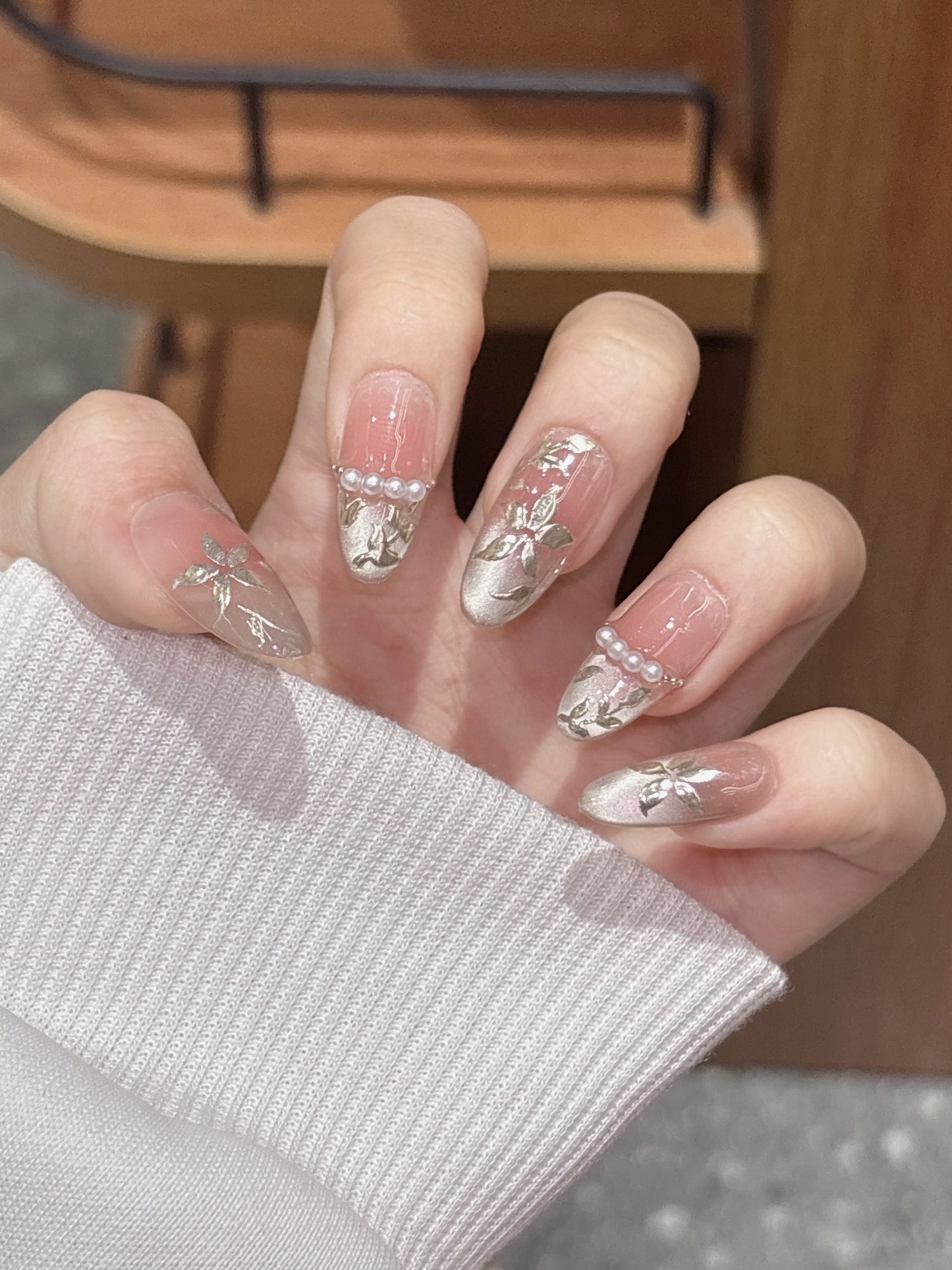 [Pre Order] 復古花園穿戴甲 Vintage Garden Press On Nails