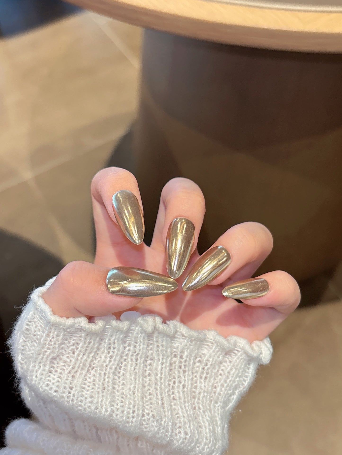 [Pre Order] 金屬光澤穿戴甲 Metallic Shine Press On Nail