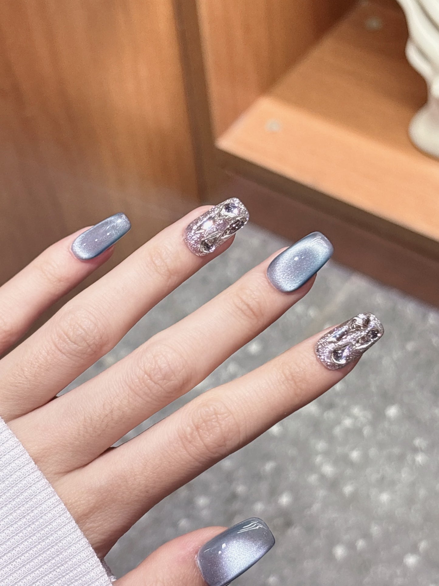 [Pre Order] 極地閃耀穿戴甲 Polar Sparkle Press On Nails