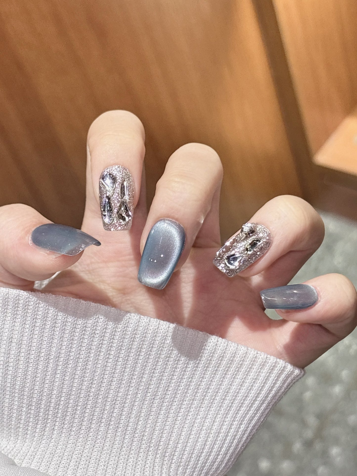[Pre Order] 極地閃耀穿戴甲 Polar Sparkle Press On Nails